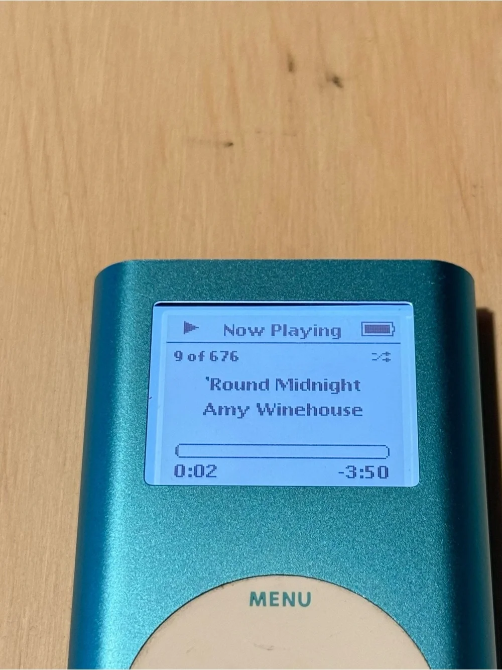 iPod Mini 1st Gen Model:A1051 6GB Blue Tested Good w/676 Song Read Info Below!!